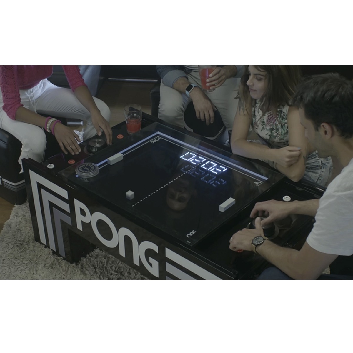 Atari Pong Table Elite Home Gamerooms Arcade Games