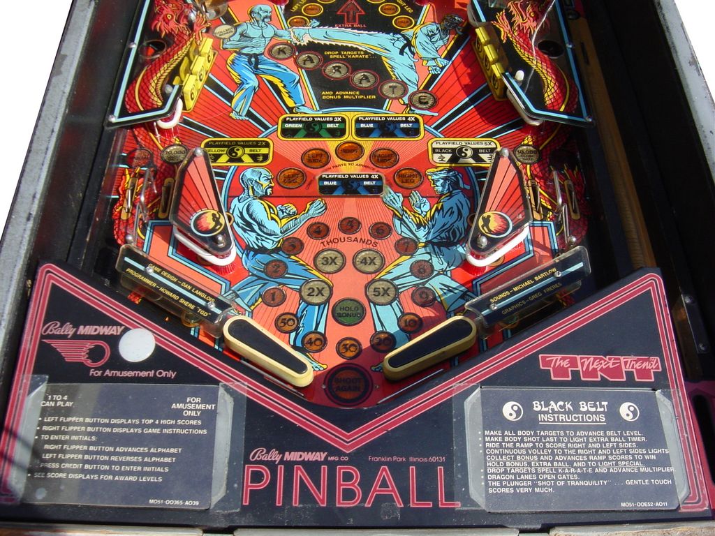 Black Belt pinball machine Elite Home Gamerooms