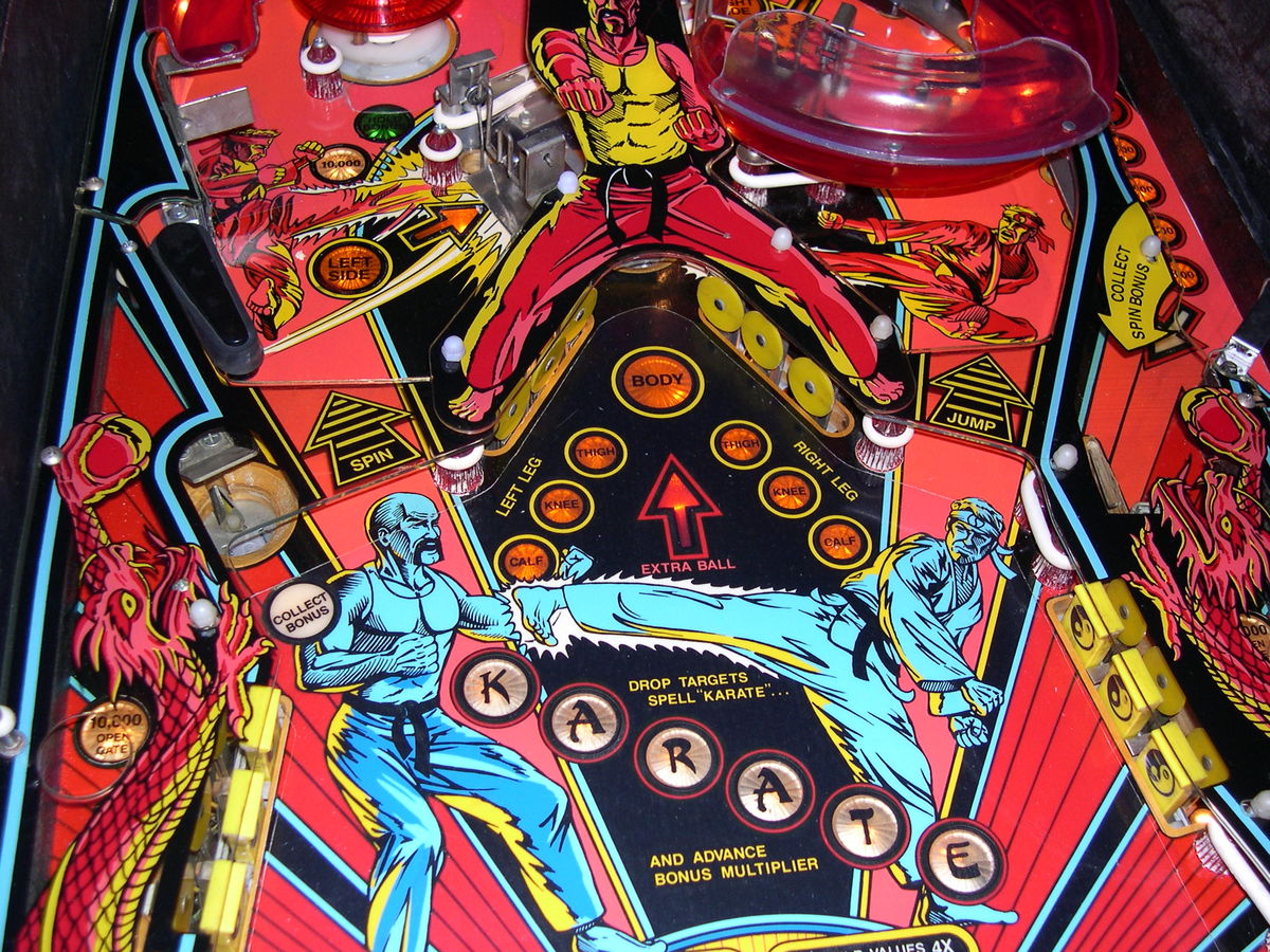 Black Belt pinball machine Elite Home Gamerooms