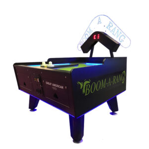 BoomARangLED Vibert Green 300x300 - Great American Boom-A-Rang Air Hockey Table with Electronic Scoring