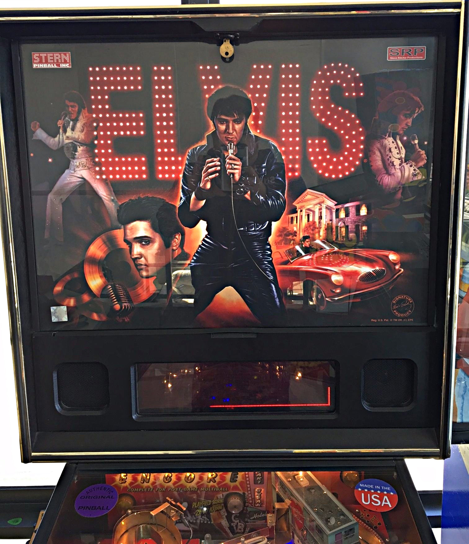Elvis Pinball Machine by Stern Elite Home Gamerooms