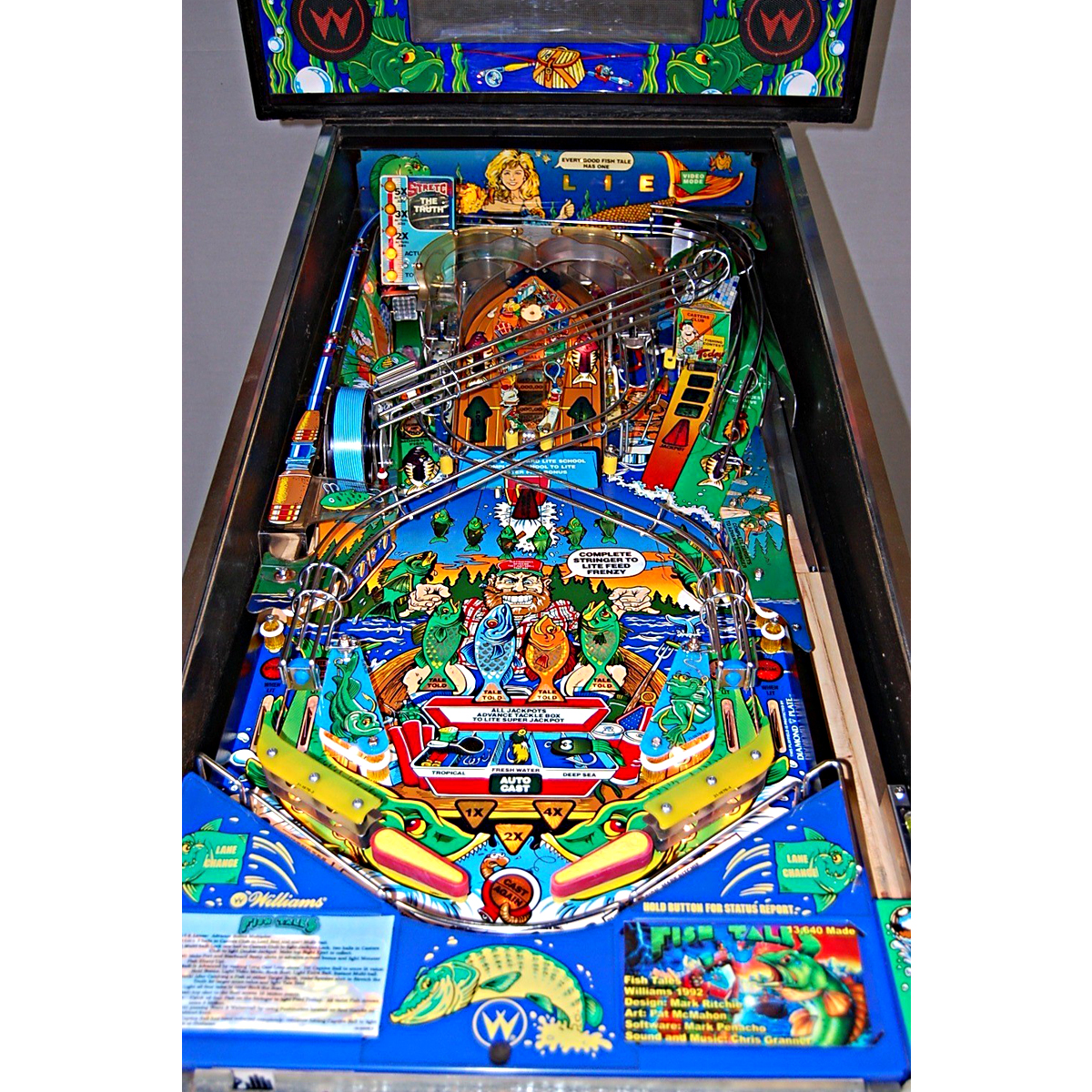 Fish Tales Pinball Machine Elite Home Gamerooms Order Now!