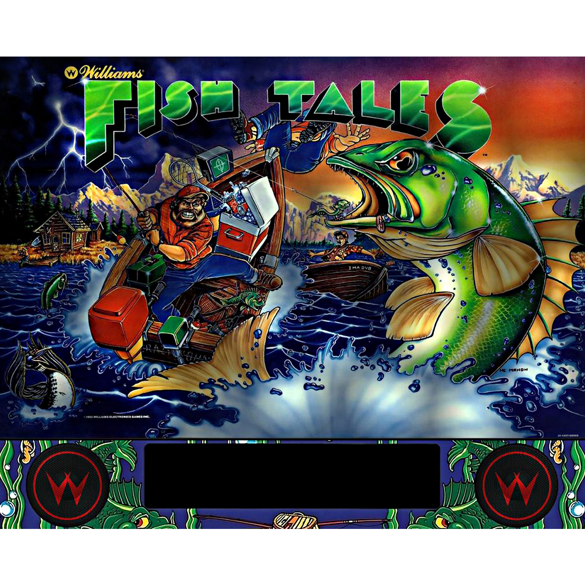 Fish Tales Pinball Machine Elite Home Gamerooms Order Now!