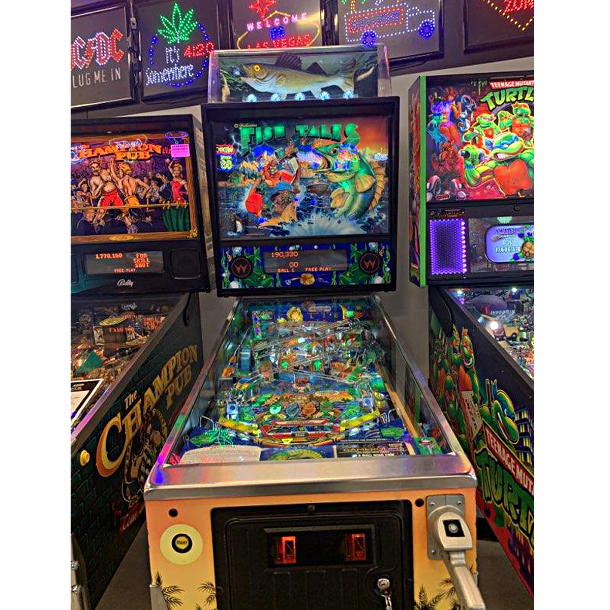 Fish Tales Pinball Machine Elite Home Gamerooms Order Now!