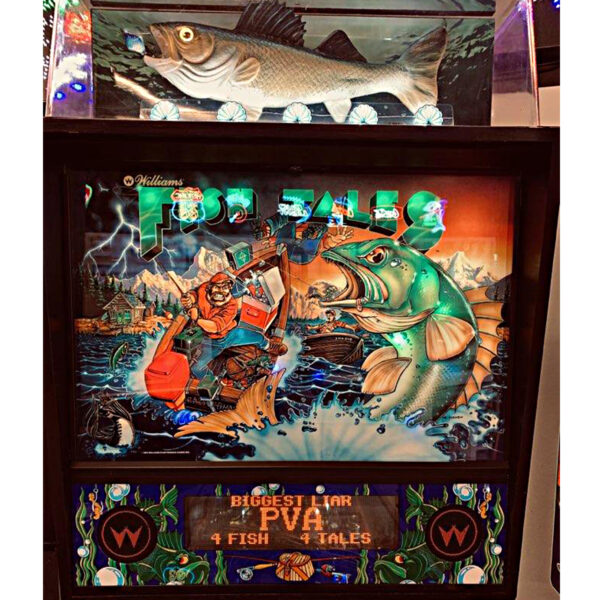 Fish Tales Pinball Machine FLYER Original NOS 1992  Fishing Art Non Circulated 