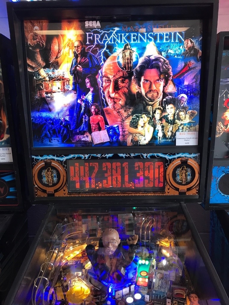 Mary Shelley's Frankenstein Pinball Machine Elite Home Gamerooms