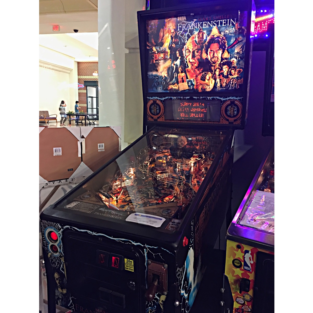 Mary Shelley's Frankenstein Pinball Machine Elite Home Gamerooms