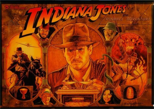 Indiana Jones Pinball Machine by Williams