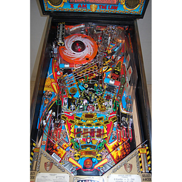 Judge Dredd Pinball Machine Playfield