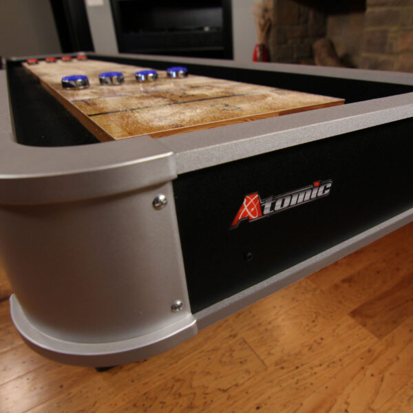 M01702AW alt 2 600x600 - Atomic 9' Platinum Shuffleboard Table