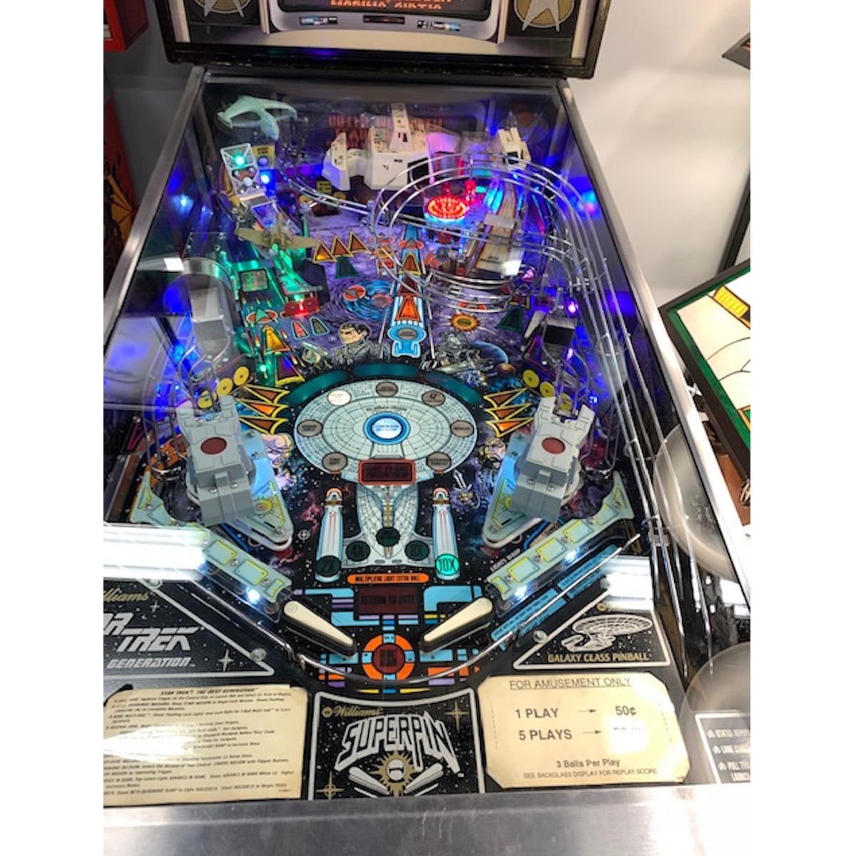 star trek voyager pinball machine