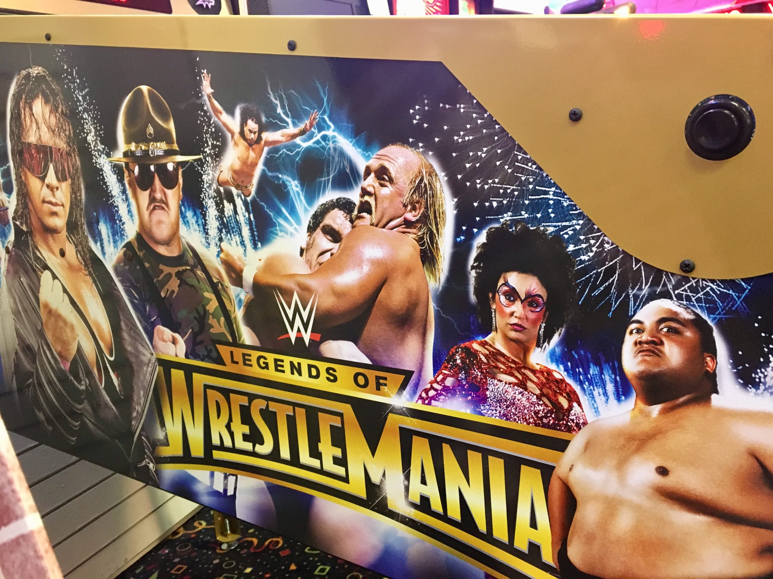 Legends of Wrestlemania Limited Edition Pinball Machine Elite Home