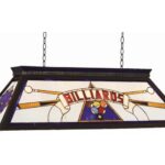 Stained Glass Billiards Light Fixture