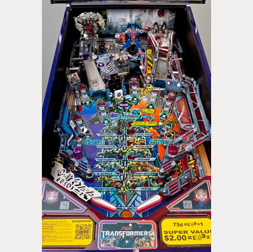 Transformers Pinball Machine Playfield