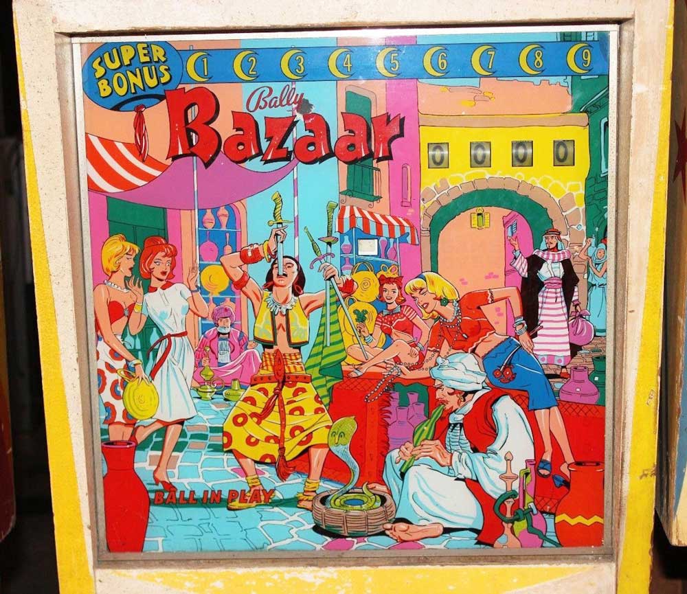 Bazaar Pinball Machine by Bally - Elite Home Gamerooms