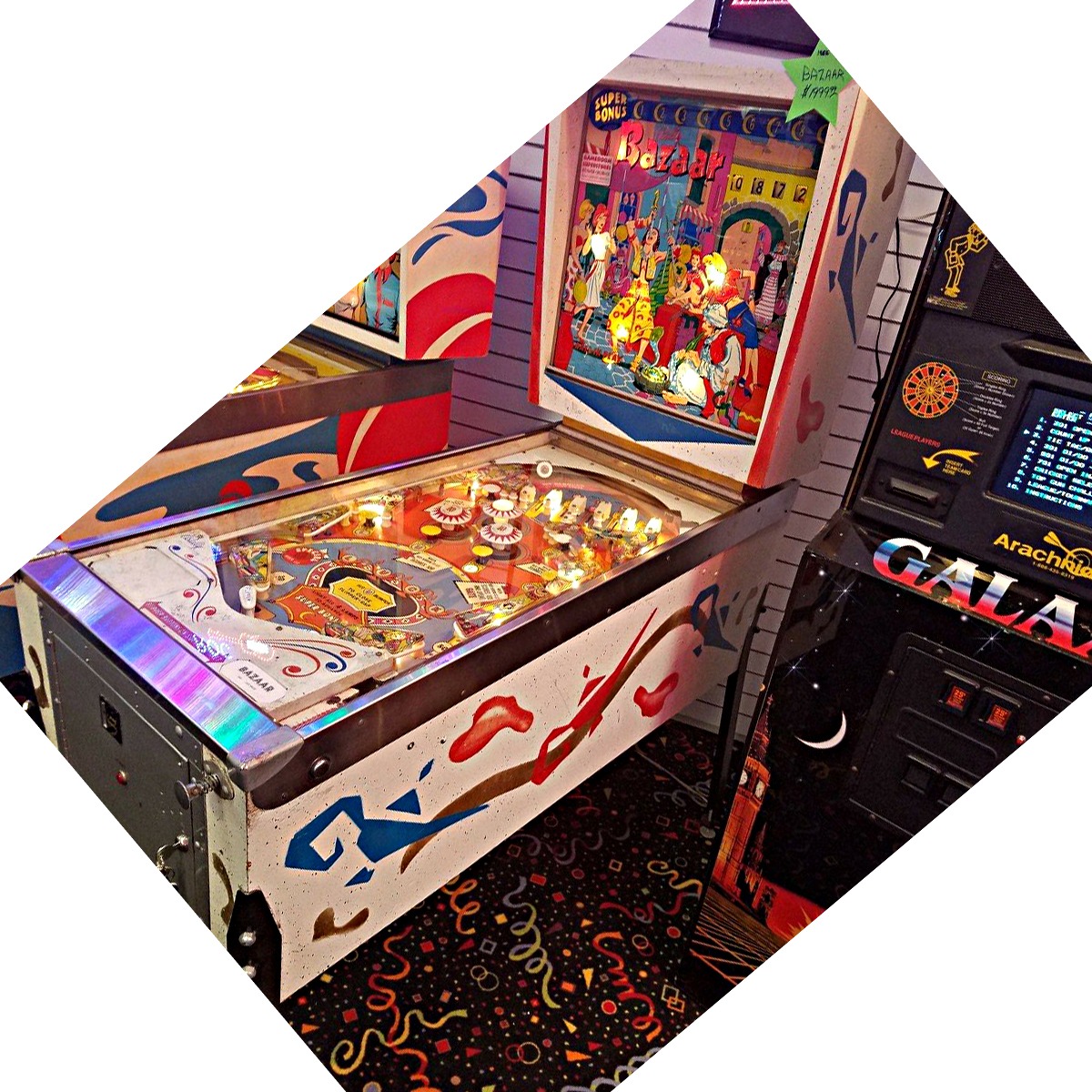 Bazaar Pinball Machine by Bally - Elite Home Gamerooms