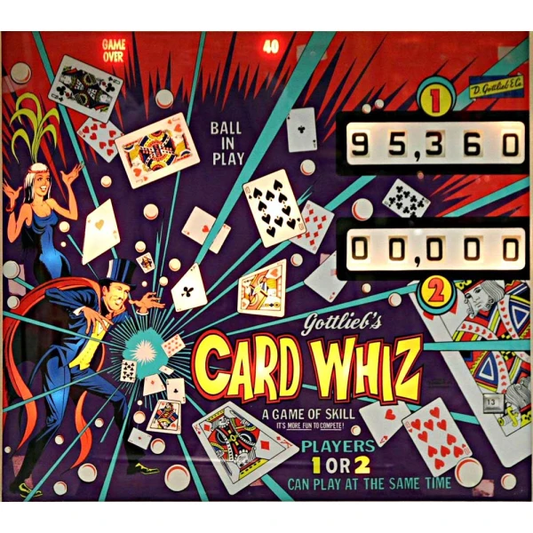 Card Whiz Pinball Machine