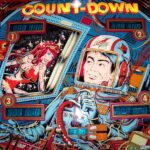 Count-Down Pinball Machine by Gottlieb Backglass