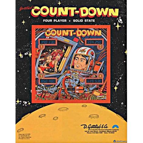 Count-Down Pinball Machine - Elite Home Gamerooms