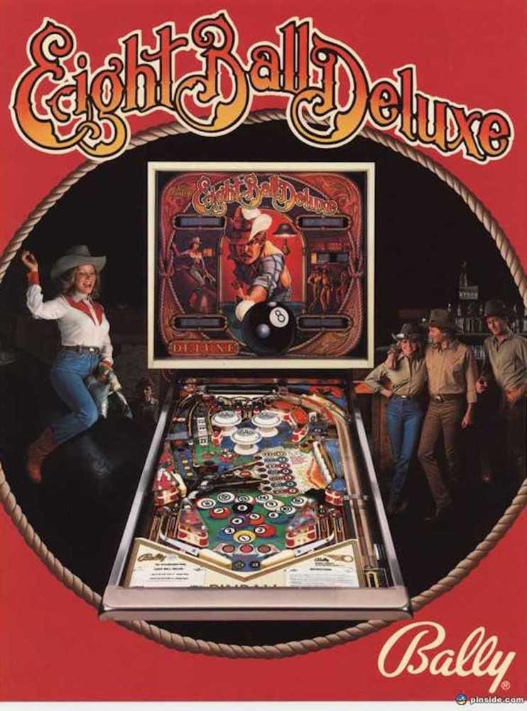 Eight Ball Deluxe Pinball Machine Elite Home Gamerooms