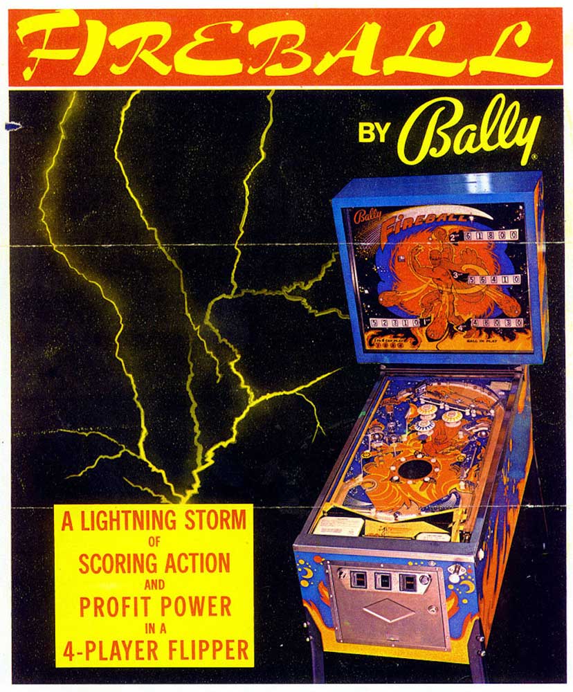 Fireball Pinball Machine Elite Home Gamerooms