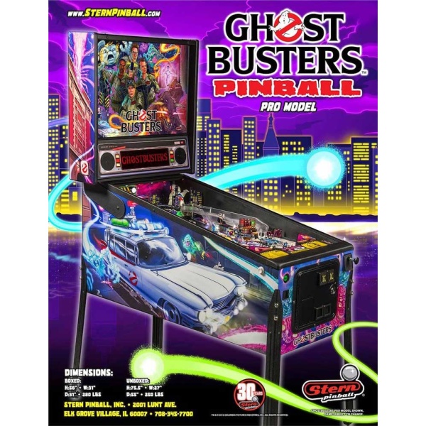 Ghostbusters Pro Pinball Machine by Stern