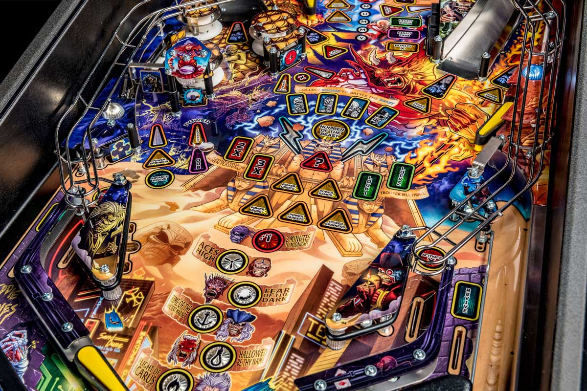Iron Maiden Pro Pinball Machine Elite Home Gamerooms