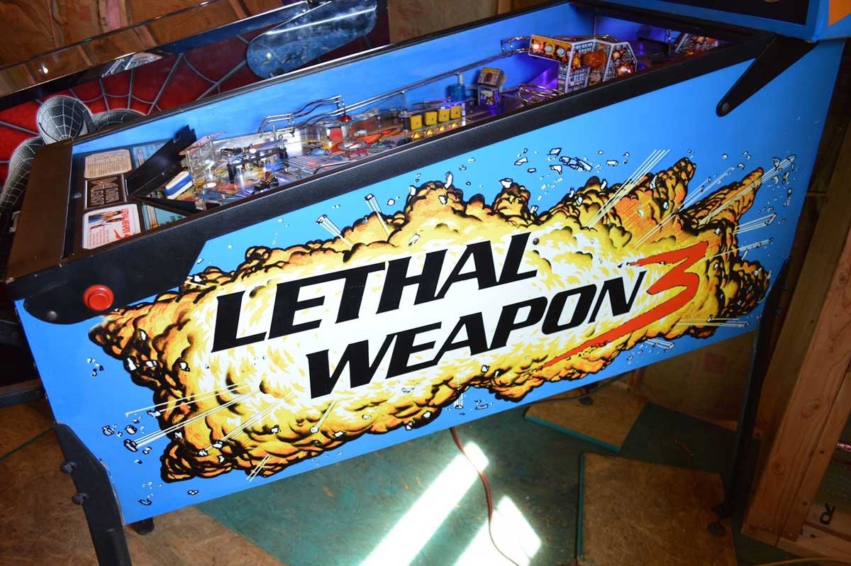 Lethal Weapon 3 Pinball Machine Elite Home Gamerooms