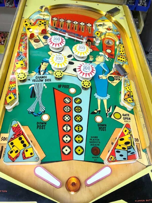 Little Joe Pinball Machine by Bally Playfield