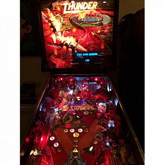 Operation Thunder Pinball Machine Elite Home Gamerooms