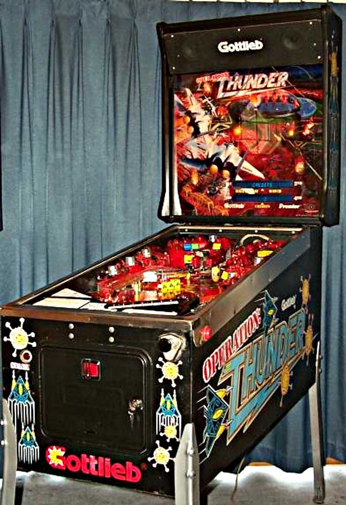 Operation Thunder Pinball Machine Elite Home Gamerooms