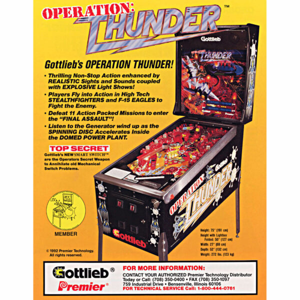 Operation Thunder Pinball