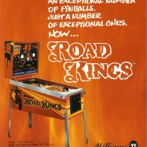 Road Kings Pinball Machine Flyer