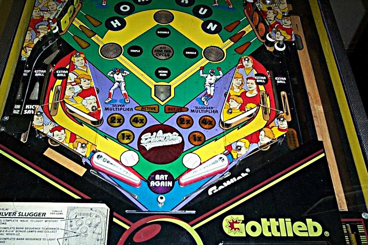 Silver Slugger Pinball Machine Elite Home Gamerooms