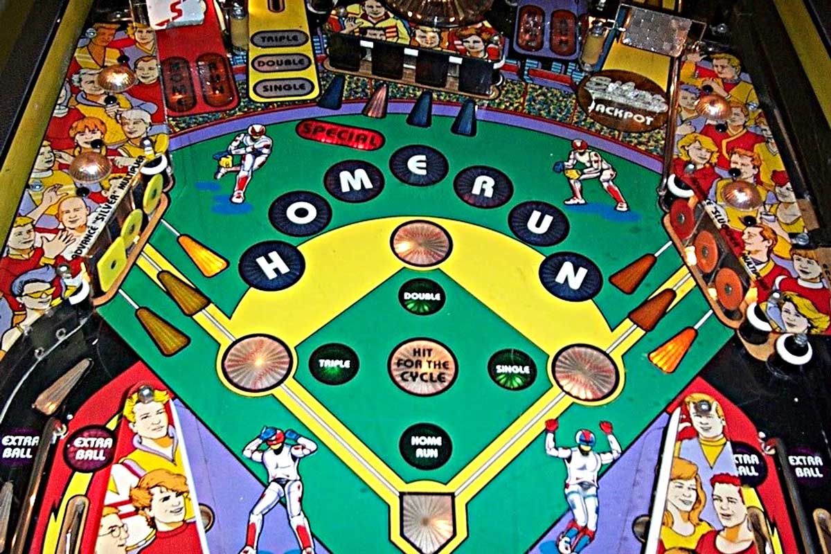 Silver Slugger Pinball Machine Elite Home Gamerooms