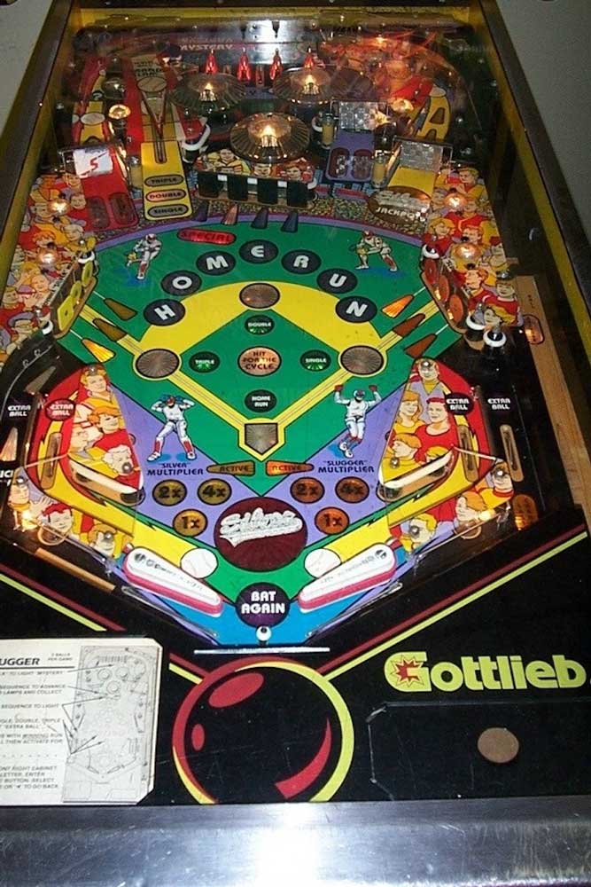 Silver Slugger Pinball Machine Elite Home Gamerooms