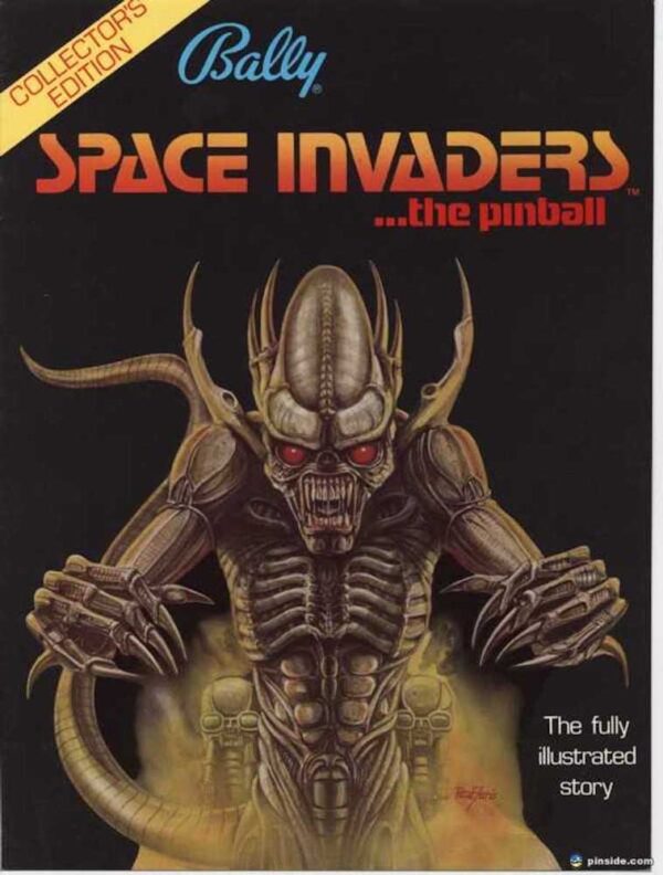 Space Invaders Pinball Machine Flyer