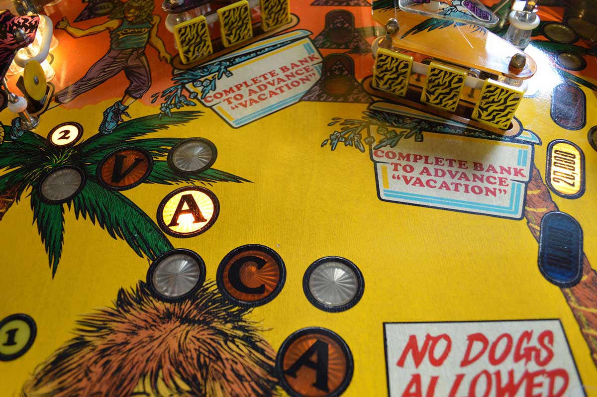 Spring Break Pinball Machine - Elite Home Gamerooms