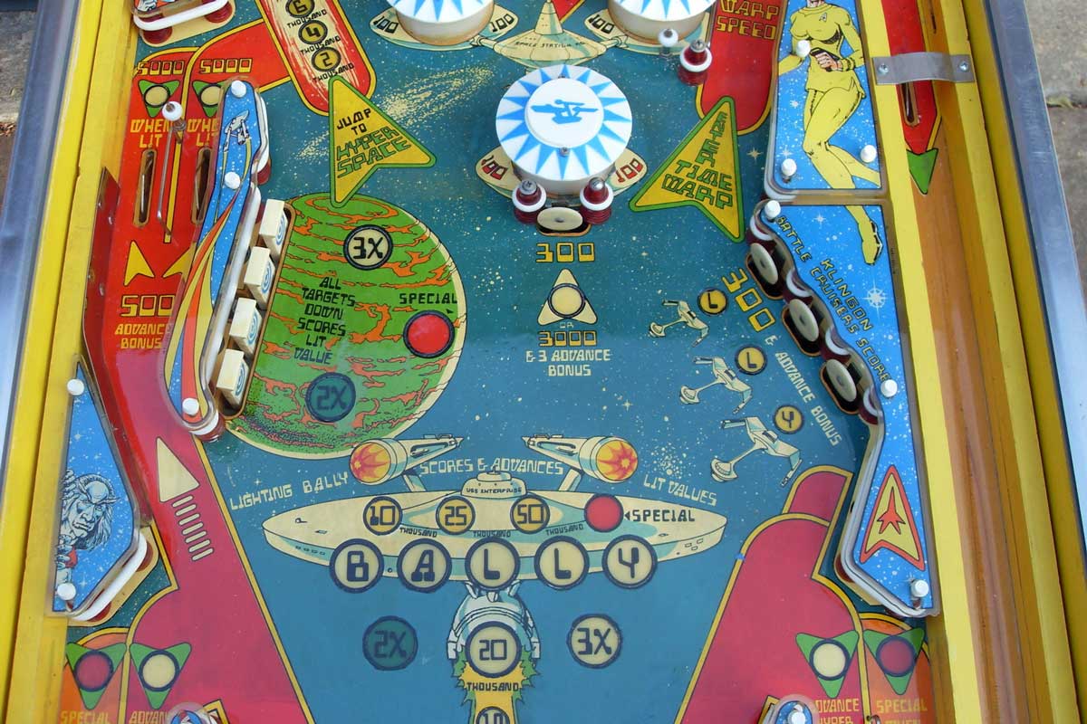 original star trek pinball machine