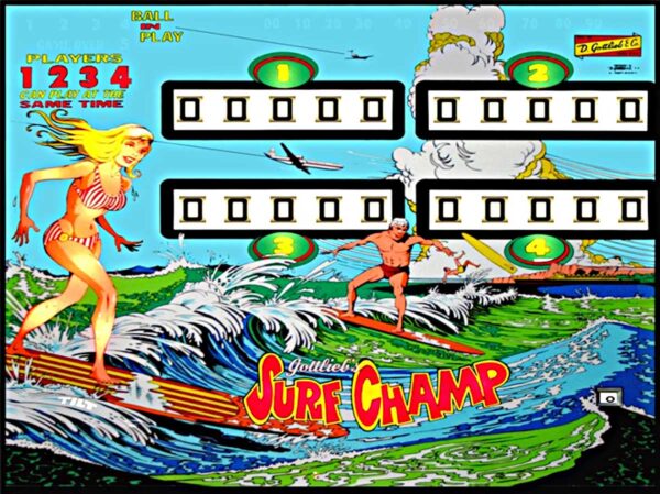 Surf Champ Pinball Machine