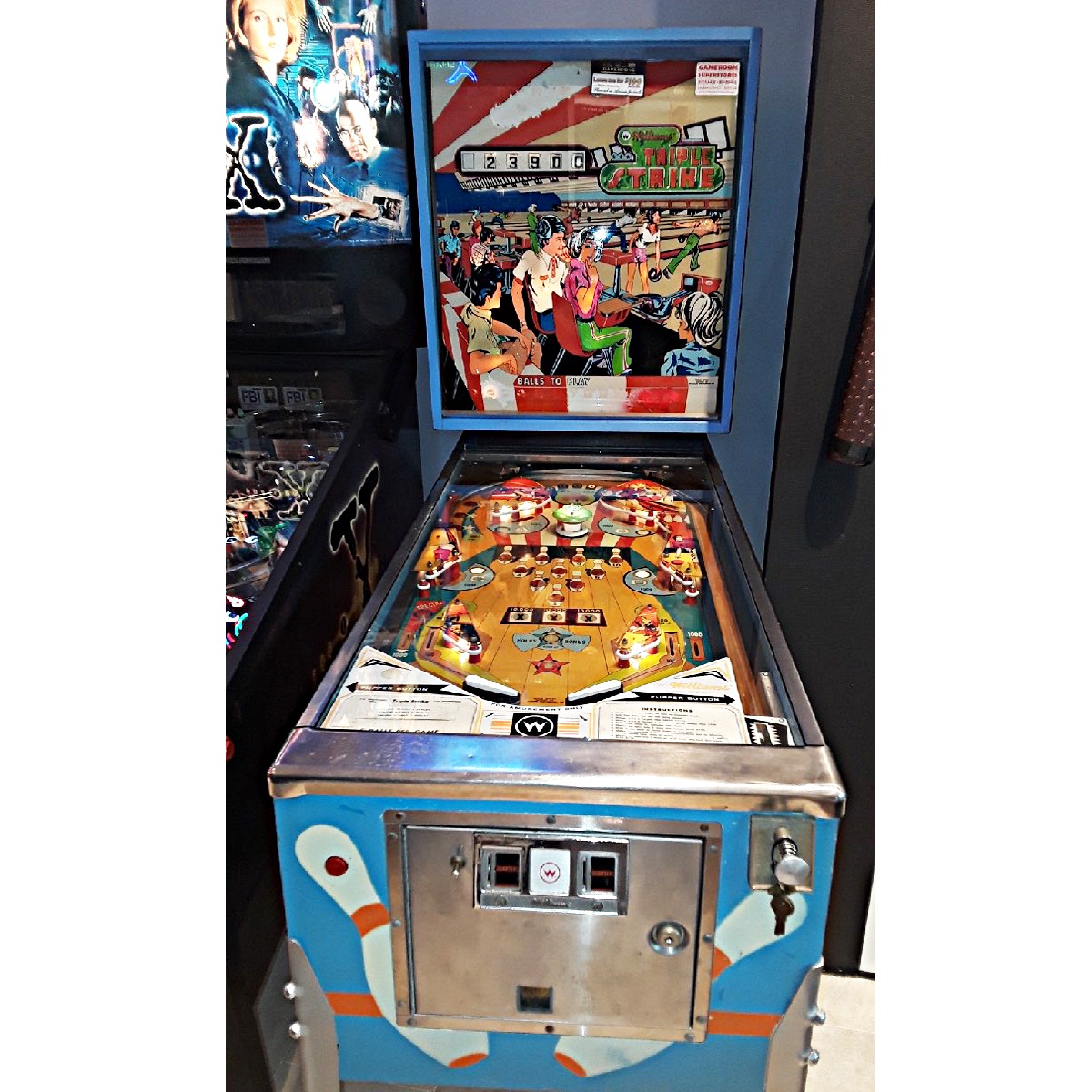 Triple Strike Pinball Machine Elite Home Gamerooms