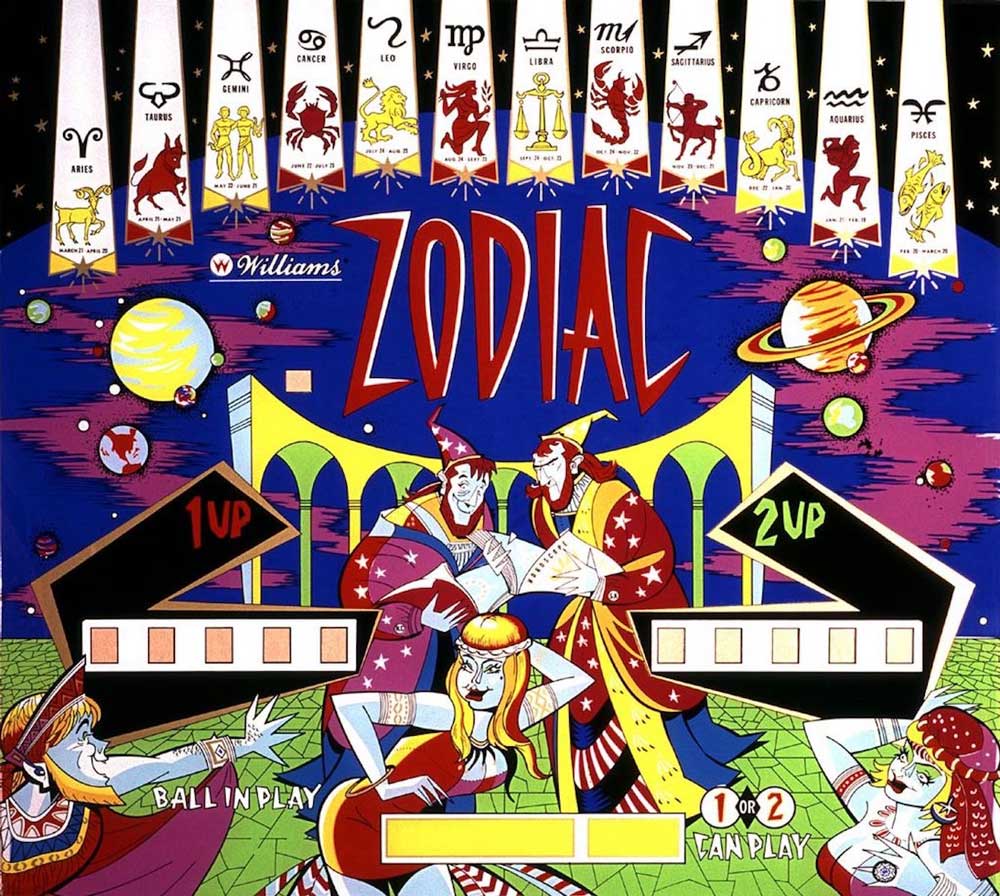 Zodiac Pinball Machine Elite Home Gamerooms Pinball