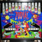 Zodiac Pinball Machine Backglass
