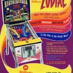 Zodiac Pinball Machine Flyer