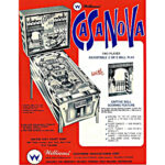Casanova Pinball Machine Flyer