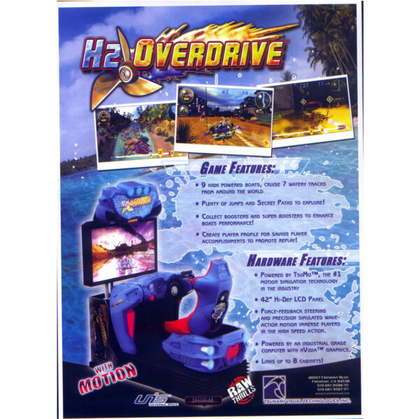 H2Overdrive Arcade by Raw Thrills