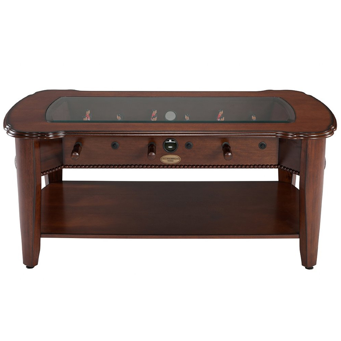 The Maxwell 2 in 1 Foosball & Coffee Table Antique Walnut Elite