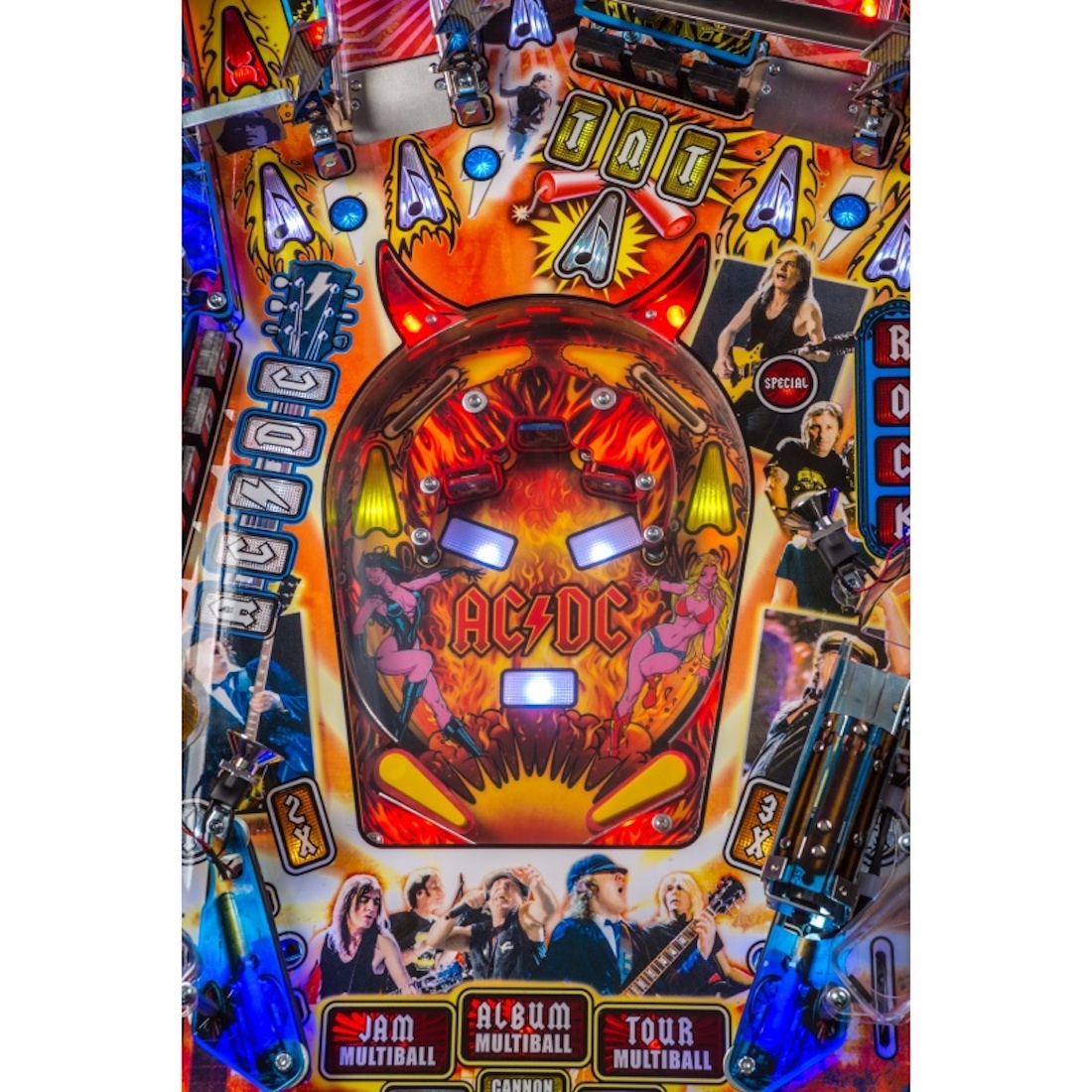 AC/DC "Luci" Vault Pinball Machine Elite Home Gamerooms
