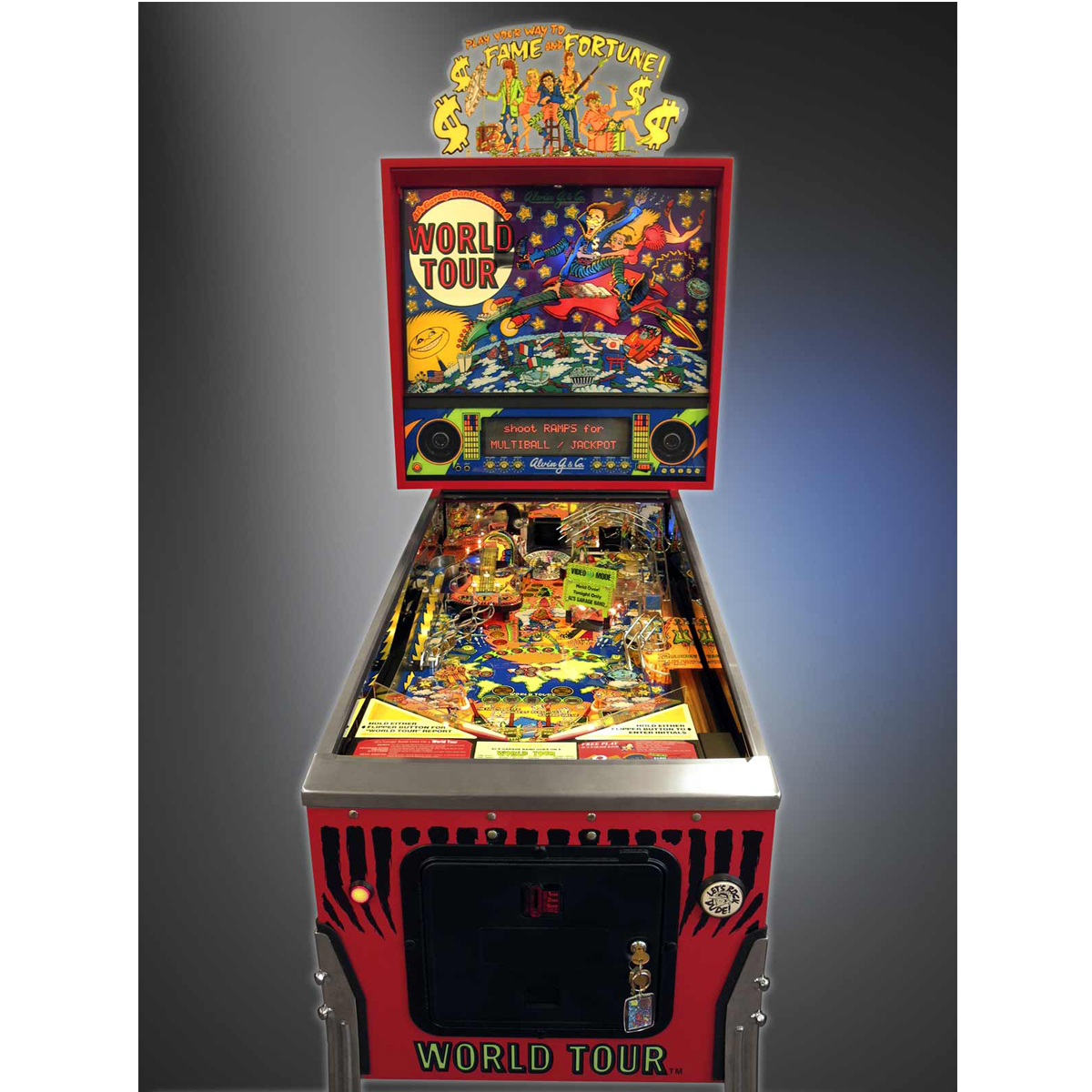 Al's Garage Band Pinball Machine Elite Home Gamerooms