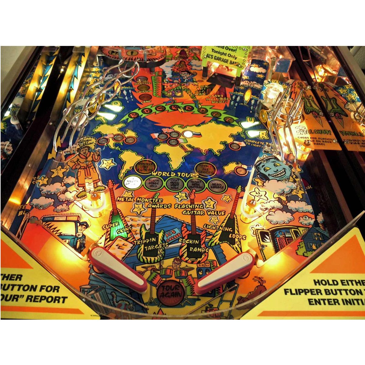 Al's Garage Band Pinball Machine Elite Home Gamerooms